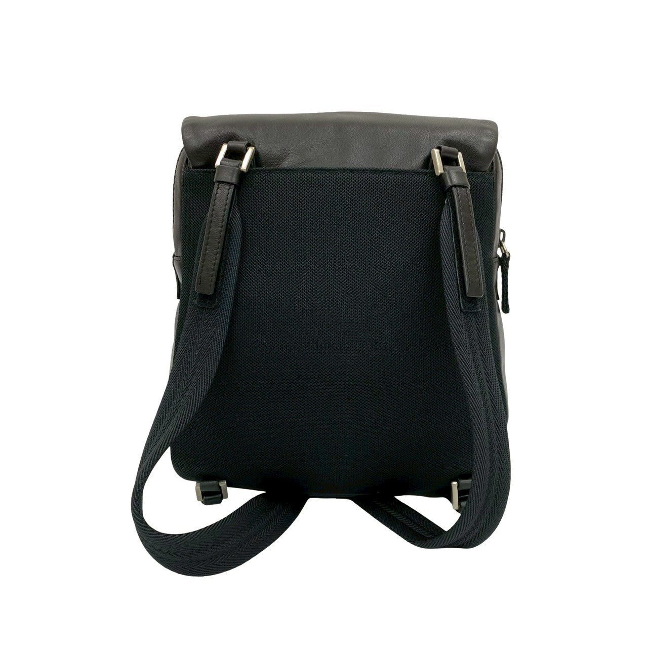 PRADA Backpack leather black