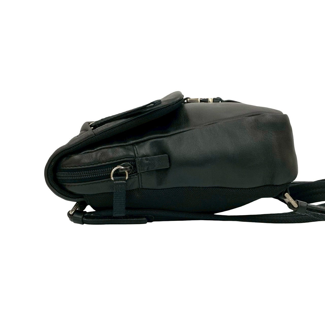 PRADA Backpack leather black