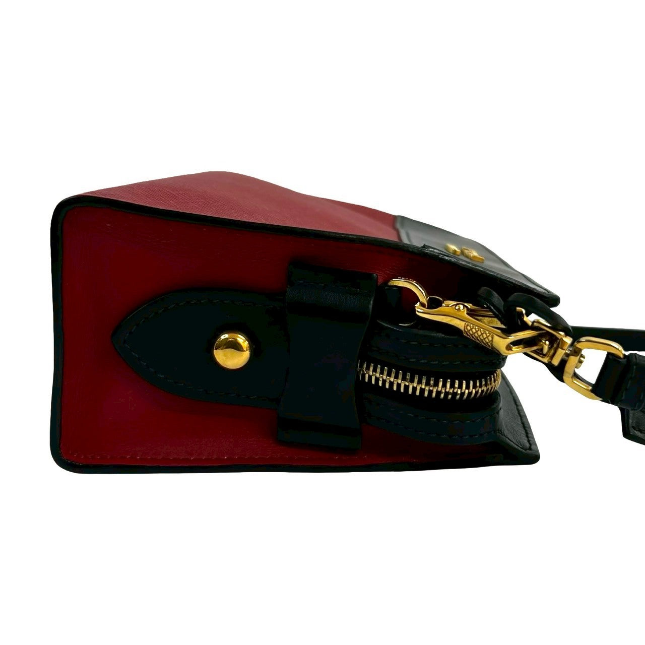 PRADA Shoulder Bag leather black Esplanade