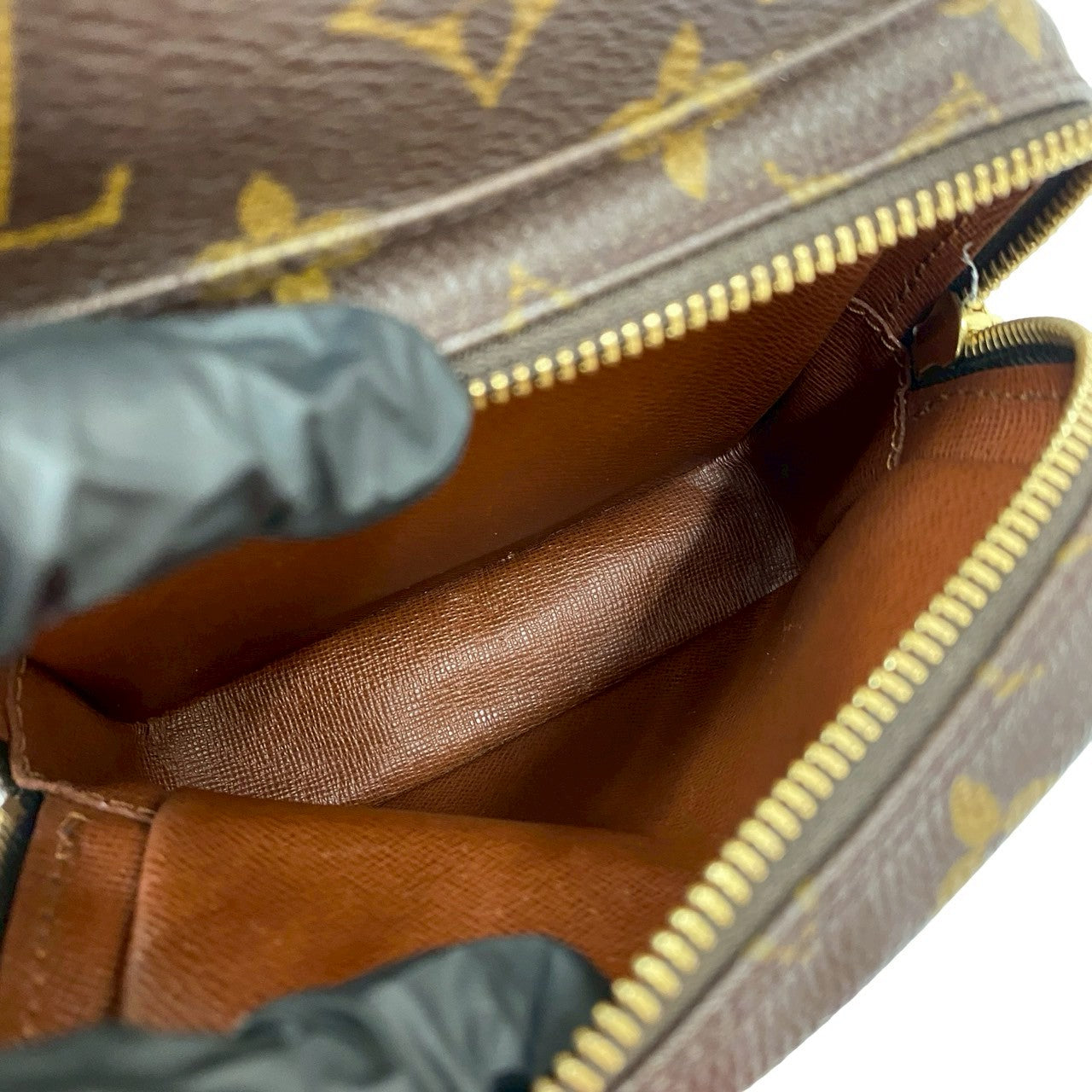 LOUIS VUITTON Shoulder Bag leather Brown Monogram Amazone