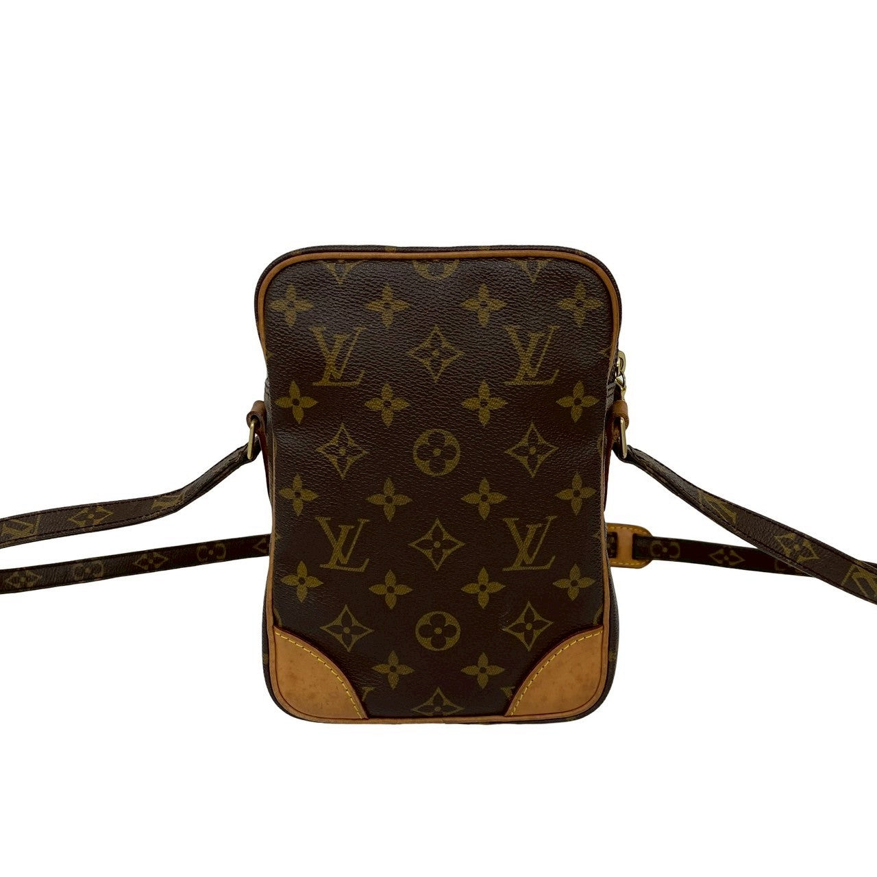 LOUIS VUITTON Shoulder Bag leather Brown Monogram Amazone