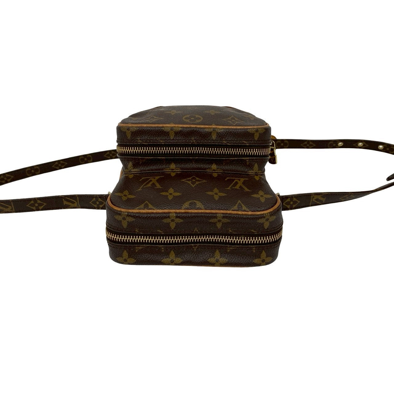 LOUIS VUITTON Shoulder Bag leather Brown Monogram Amazone