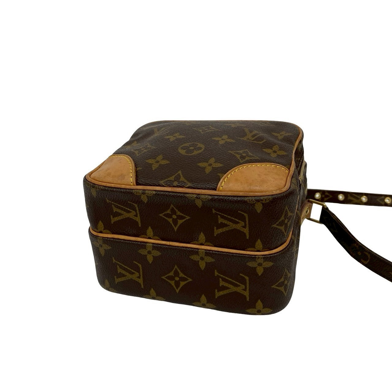 LOUIS VUITTON Shoulder Bag leather Brown Monogram Amazone