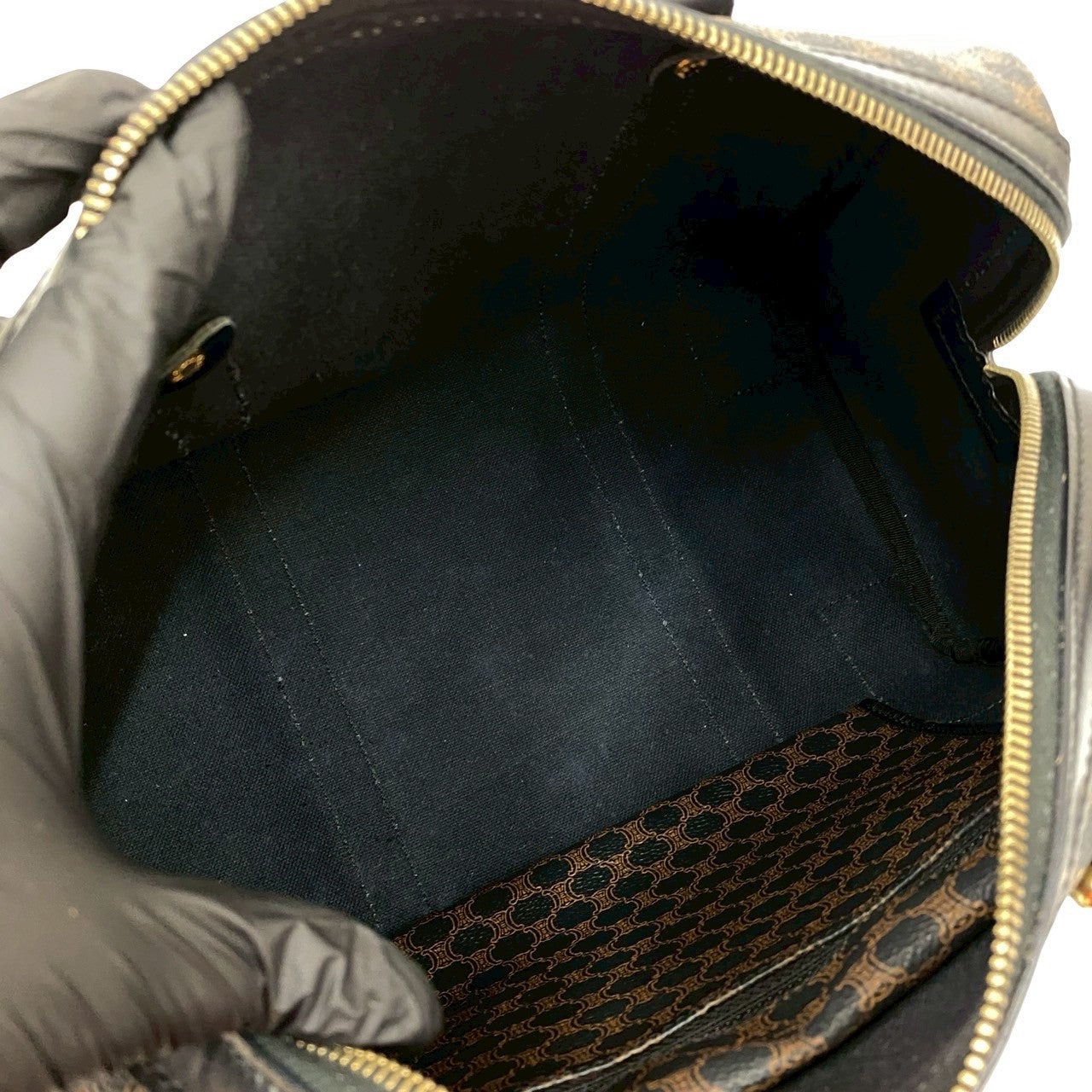CELINE Handbag leather black