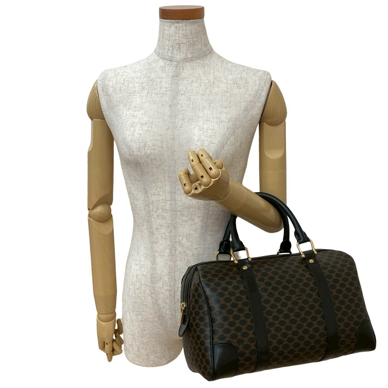 CELINE Handbag leather black