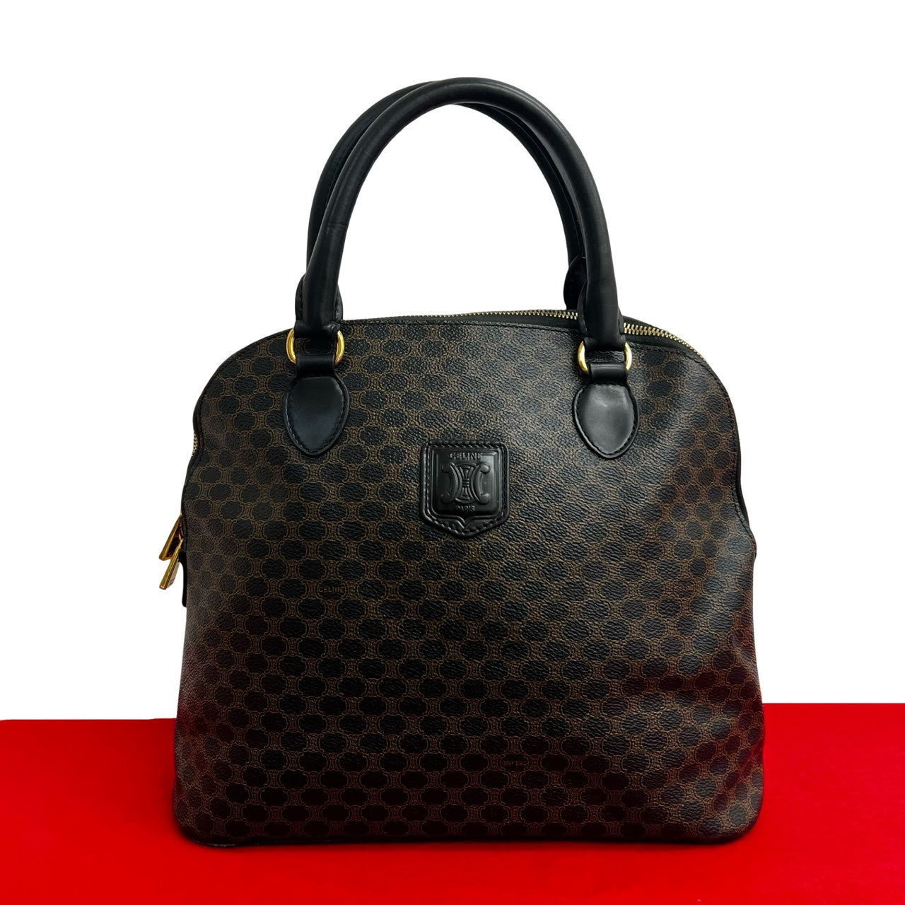 CELINE Handbag leather black