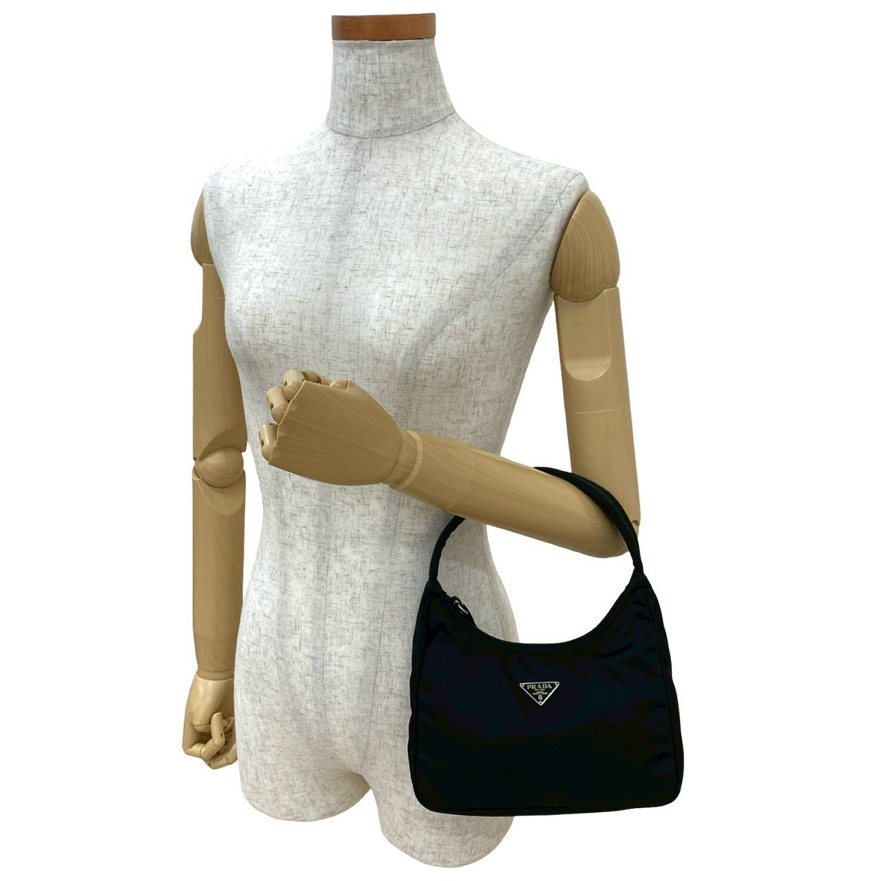 PRADA Handbag Nylon black