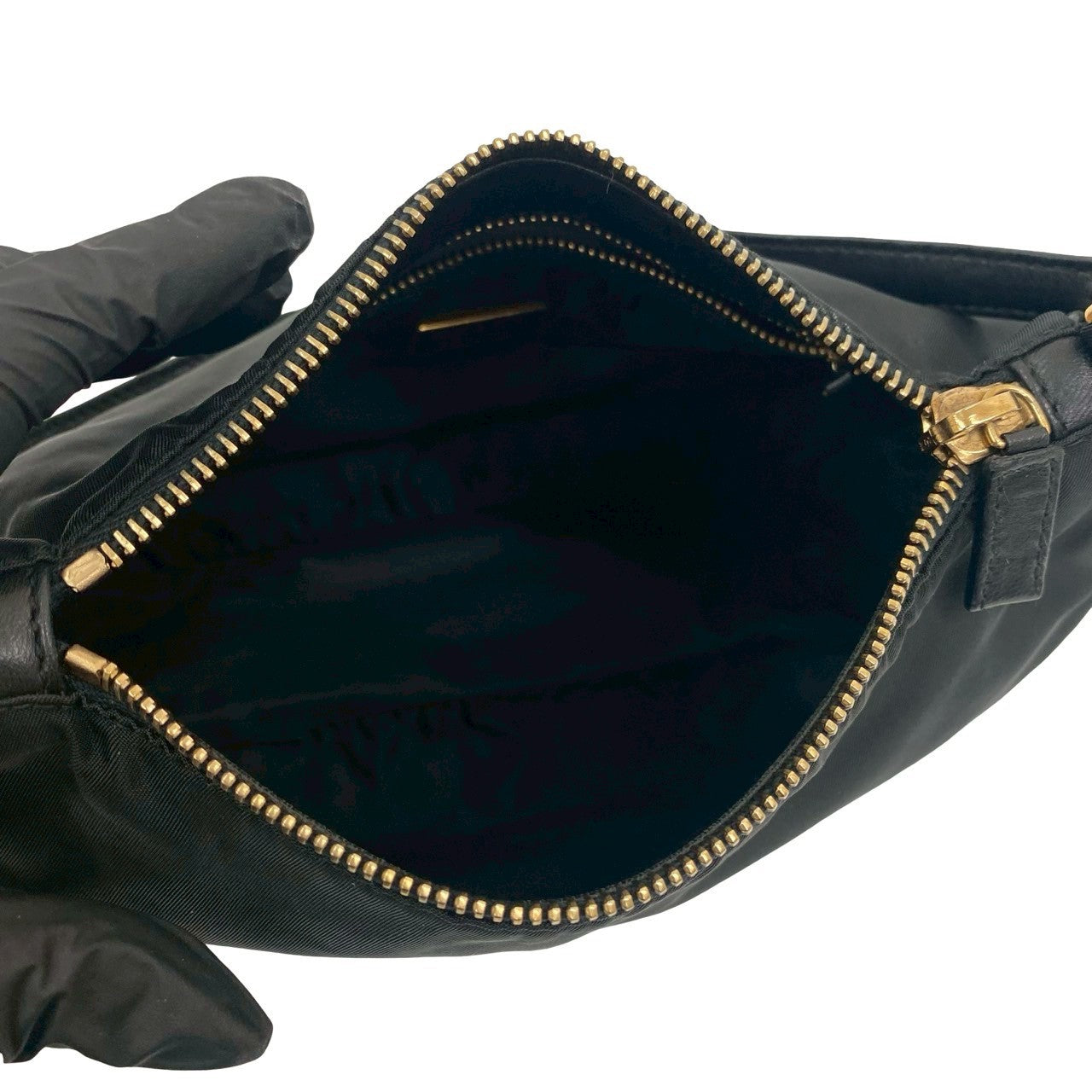 PRADA Handbag Nylon black