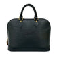 LOUIS VUITTON Handbag Epi Leather black Epi Alma