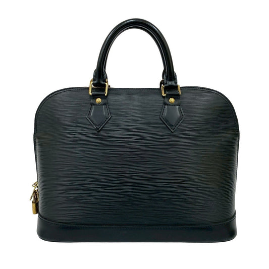 LOUIS VUITTON Handbag Epi Leather black Epi Alma