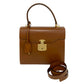 GUCCI Shoulder Bag Calfskin Brown