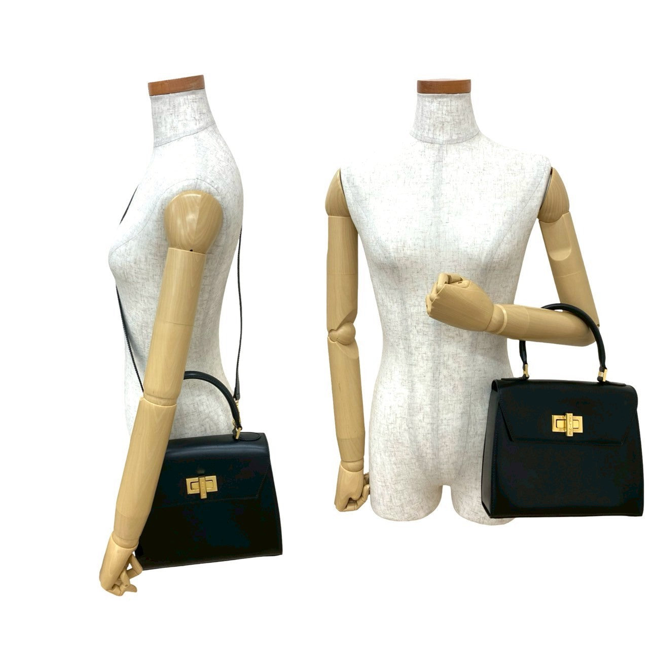 CELINE Shoulder Bag Calfskin black