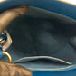 LOUIS VUITTON Shoulder Bag leather blue Epi Cluny