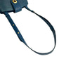LOUIS VUITTON Shoulder Bag leather blue Epi Cluny