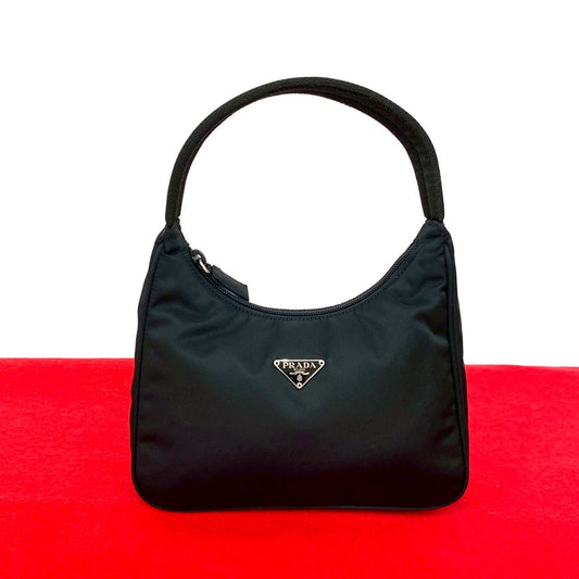 PRADA Handbag Nylon black