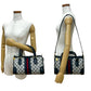 GUCCI Handbag leather Navy Sherry line