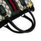GUCCI Handbag leather Navy Sherry line
