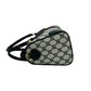 GUCCI Handbag leather Navy Sherry line
