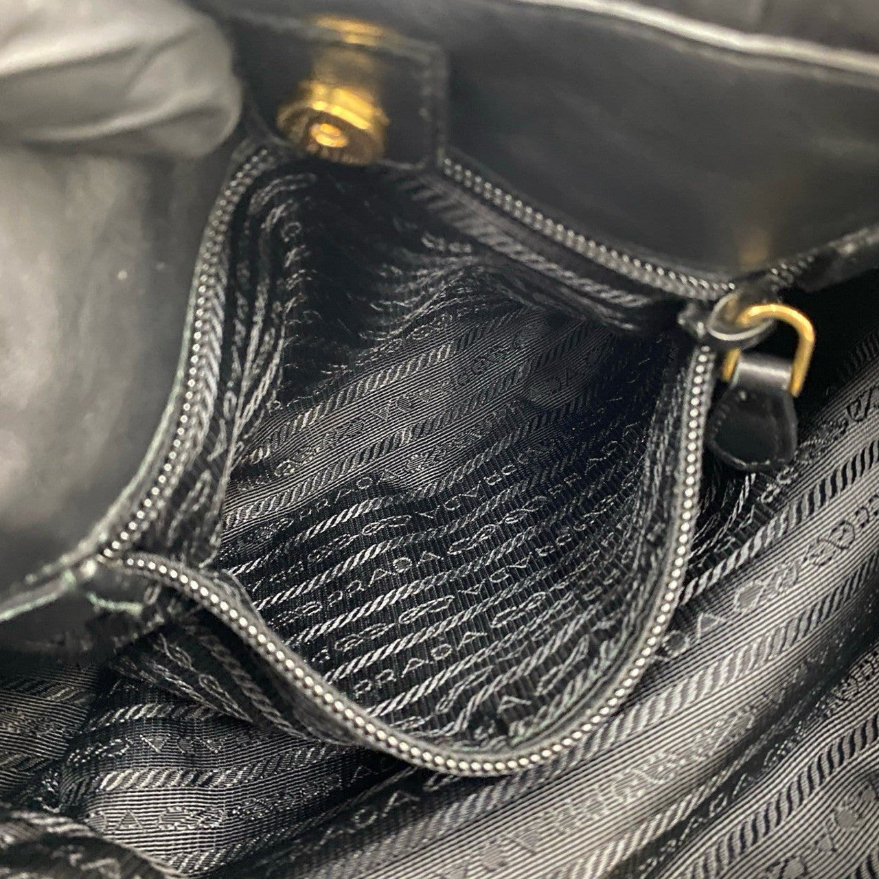 PRADA Shoulder Bag Nylon black