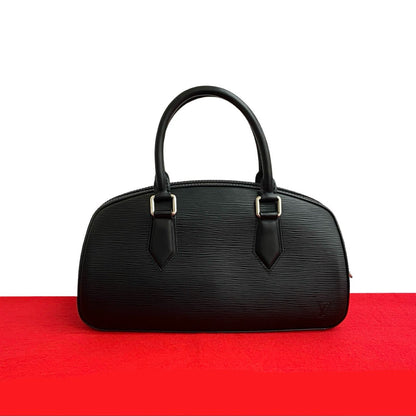 LOUIS VUITTON Handbag Epi Leather black Epi jasmine