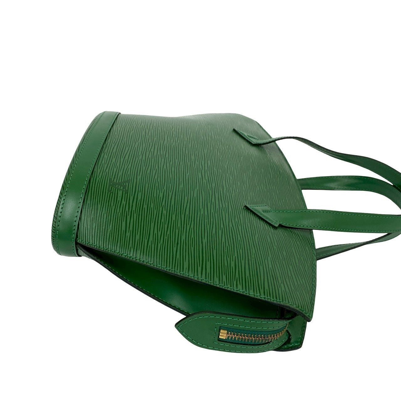 LOUIS VUITTON Handbag Epi Leather green Epi Sun jack