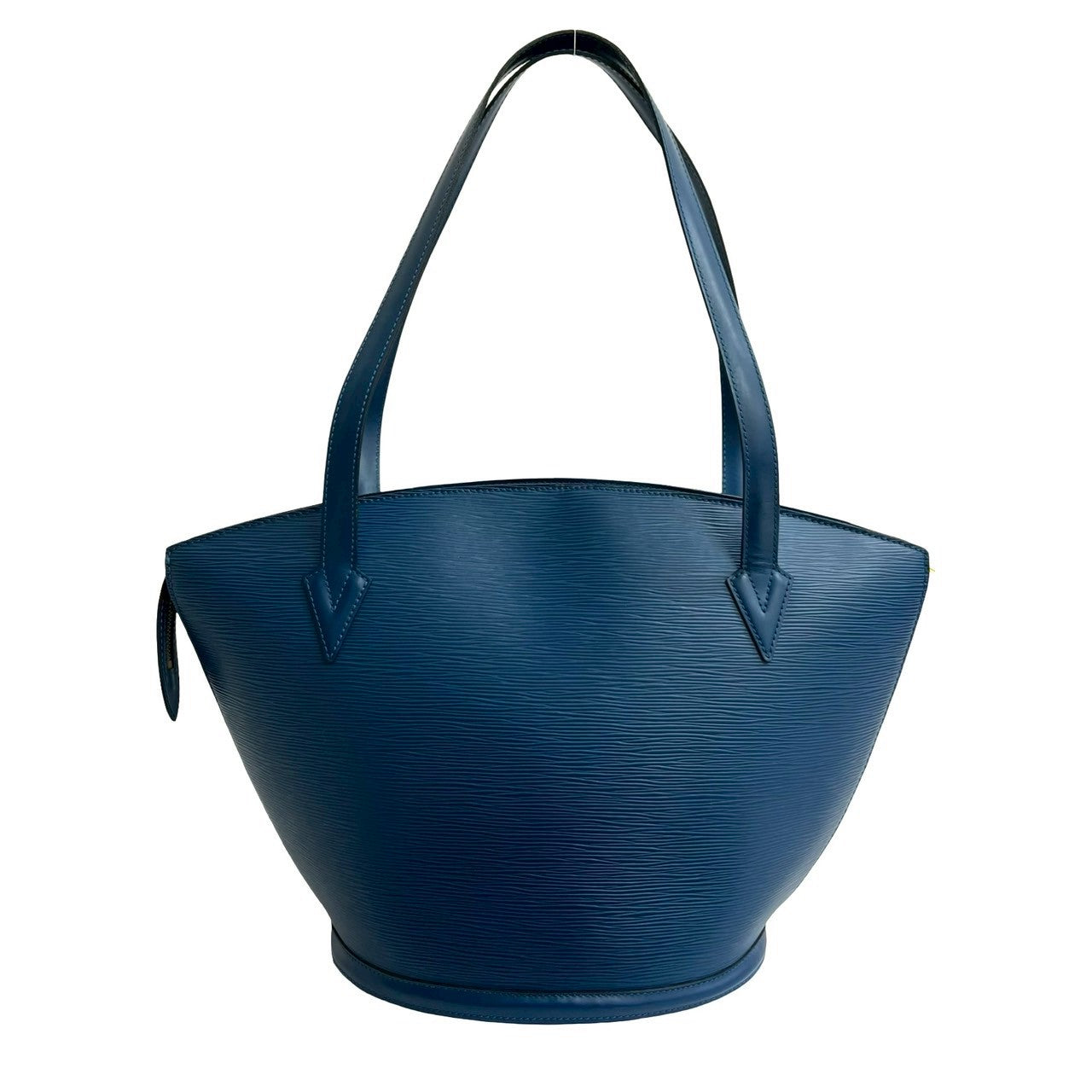 LOUIS VUITTON Tote Bag leather blue Epi Sunjack shopping