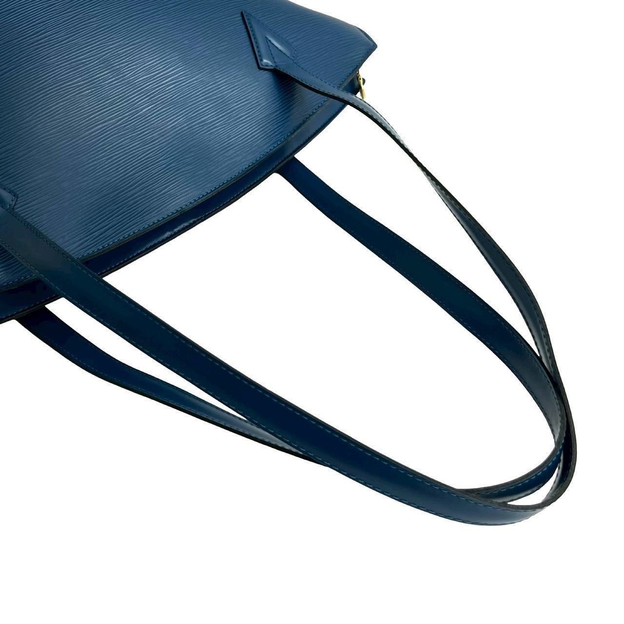 LOUIS VUITTON Tote Bag leather blue Epi Sunjack shopping