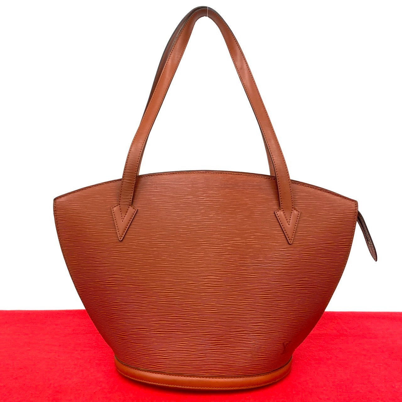 LOUIS VUITTON Tote Bag leather Brown Epi Sunjack shopping