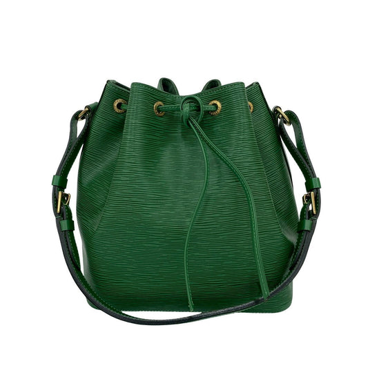 LOUIS VUITTON Shoulder Bag Epi Leather green Epi Petit Noe