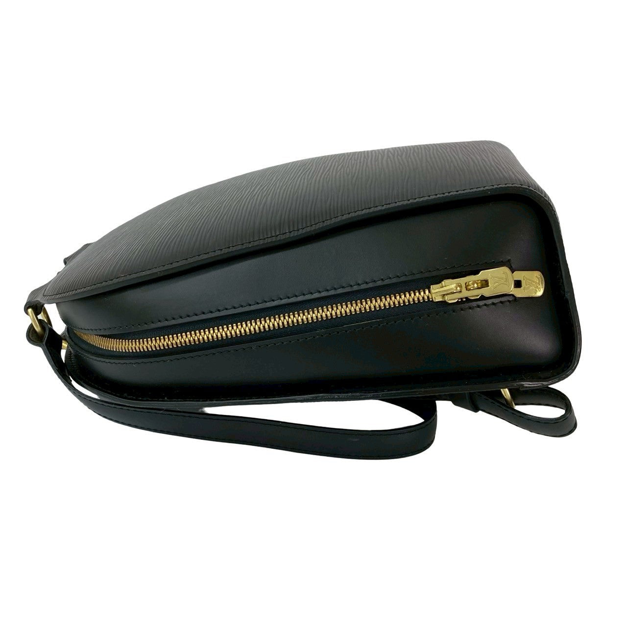 LOUIS VUITTON Backpack leather black Epi Mabillon