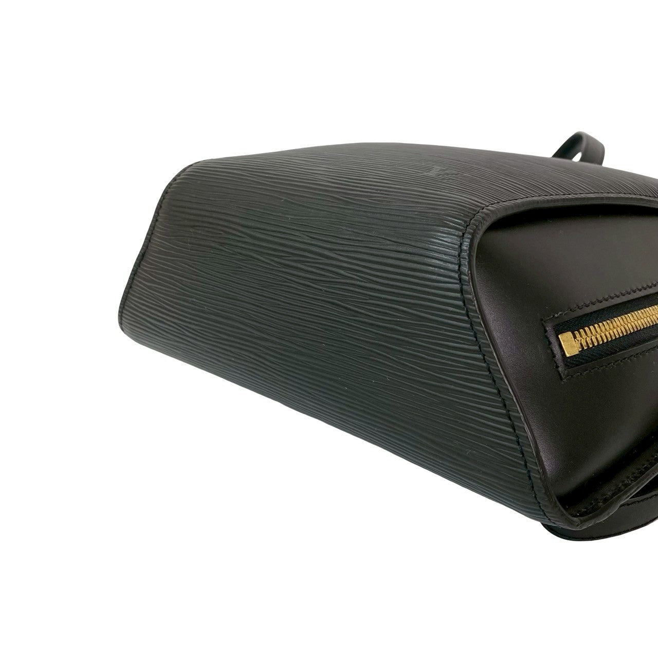 LOUIS VUITTON Backpack leather black Epi Mabillon