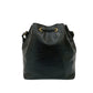 LOUIS VUITTON Shoulder Bag Epi Leather black Epi Petit Noe
