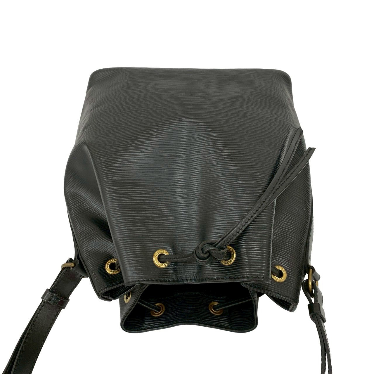 LOUIS VUITTON Shoulder Bag Epi Leather black Epi Petit Noe