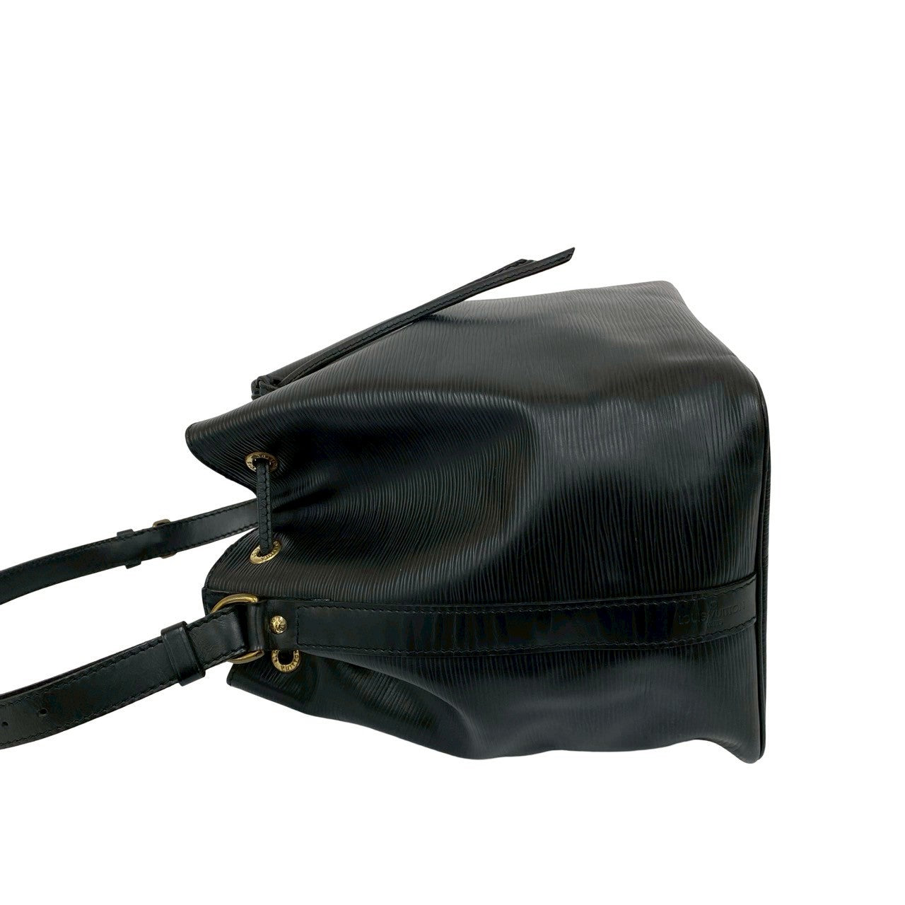 LOUIS VUITTON Shoulder Bag Epi Leather black Epi Petit Noe