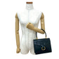 CELINE Handbag Calfskin Navy