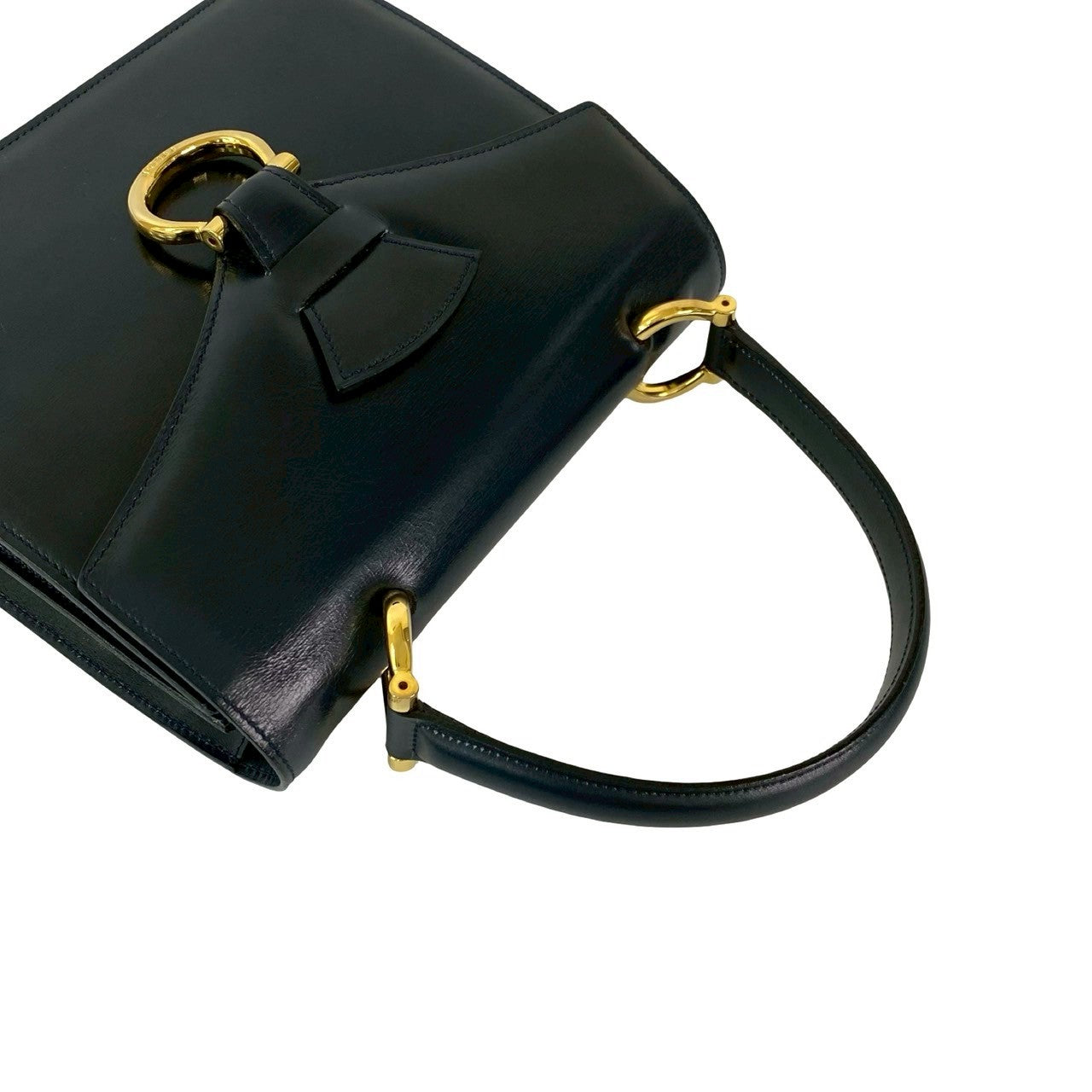 CELINE Handbag Calfskin Navy