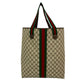 GUCCI Tote Bag leather Brown Sherry line