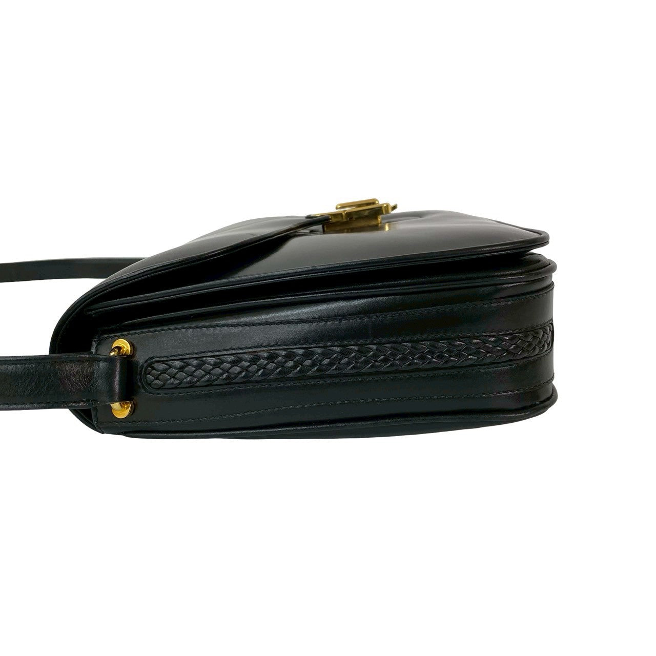 GUCCI Shoulder Bag Calfskin black