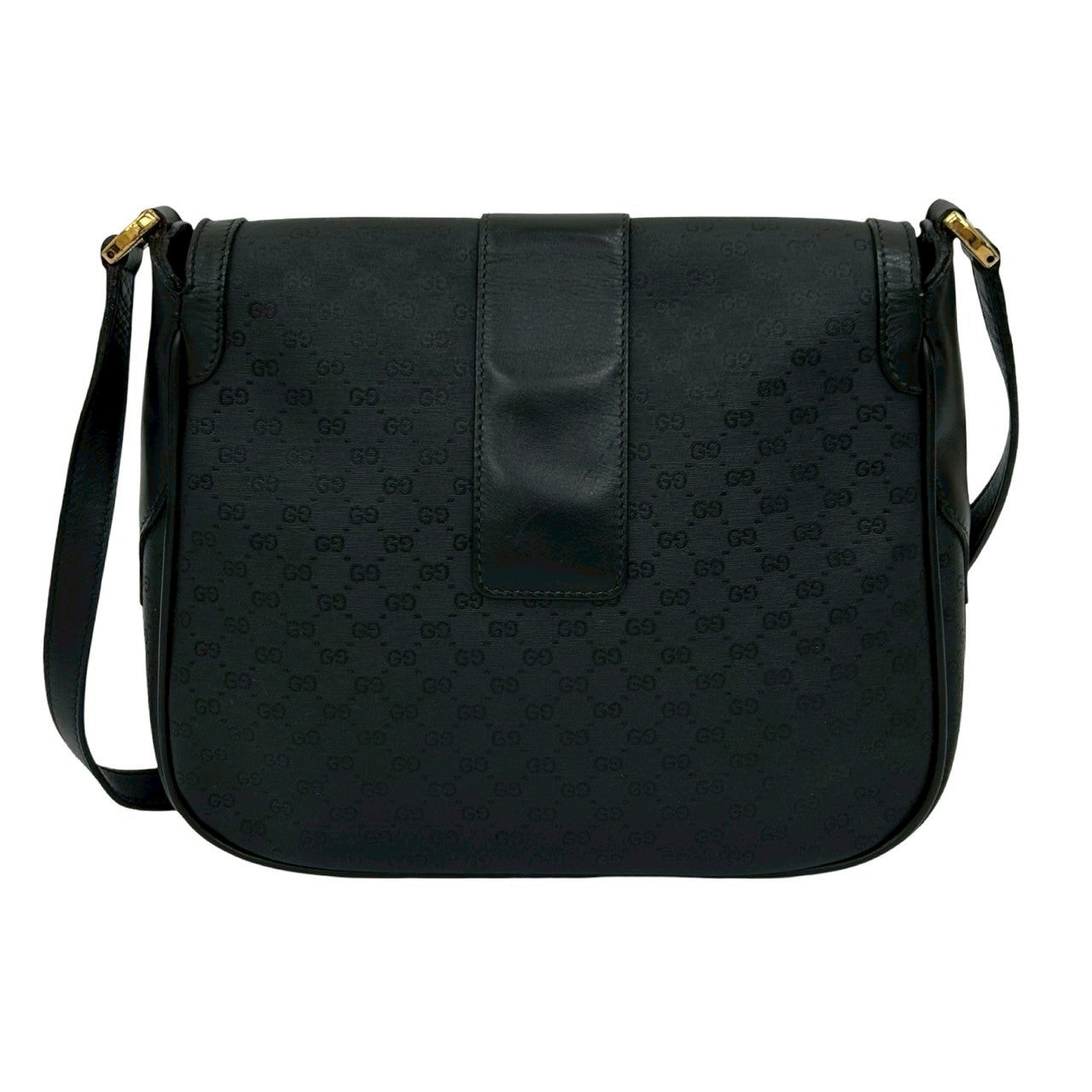 GUCCI Shoulder Bag leather black