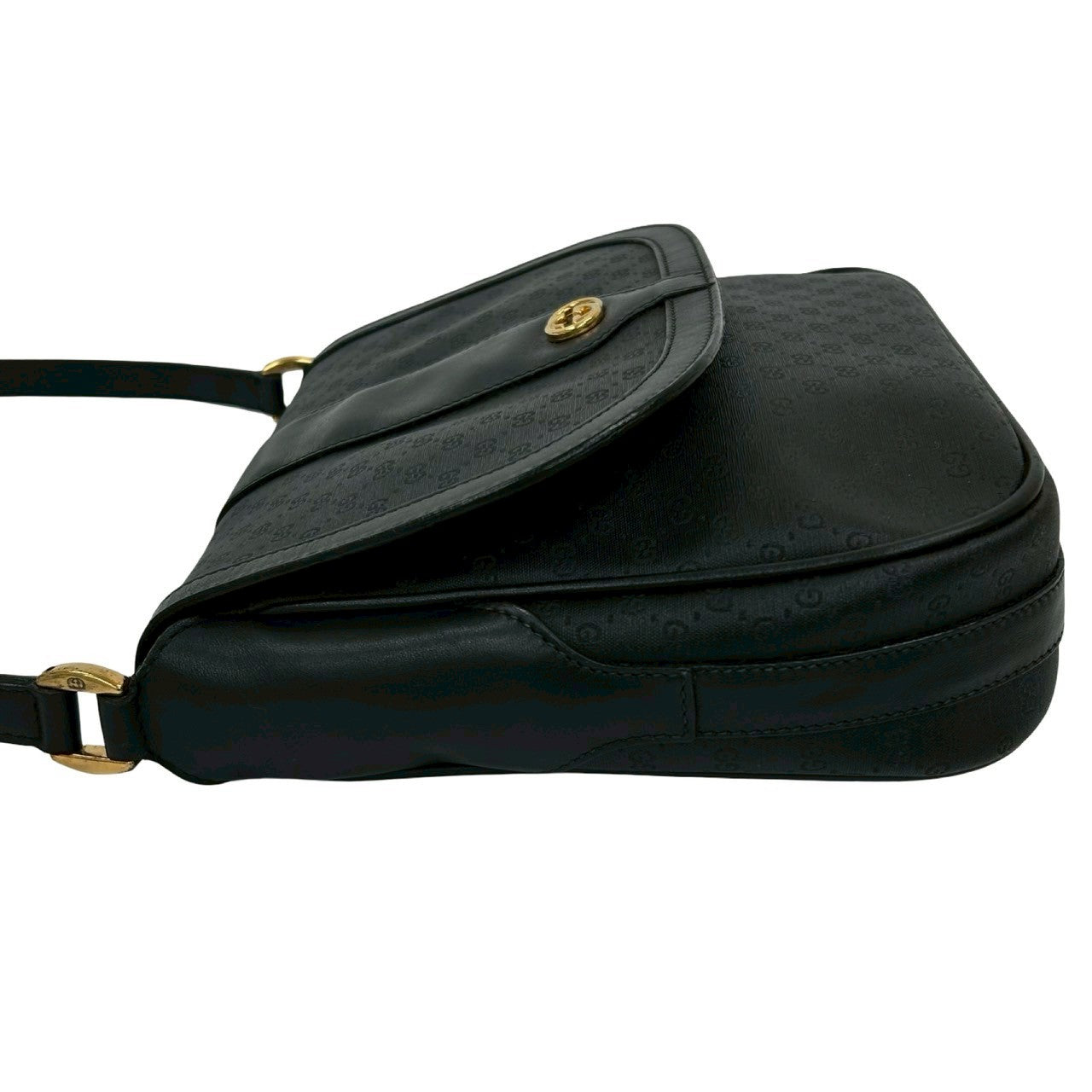 GUCCI Shoulder Bag leather black