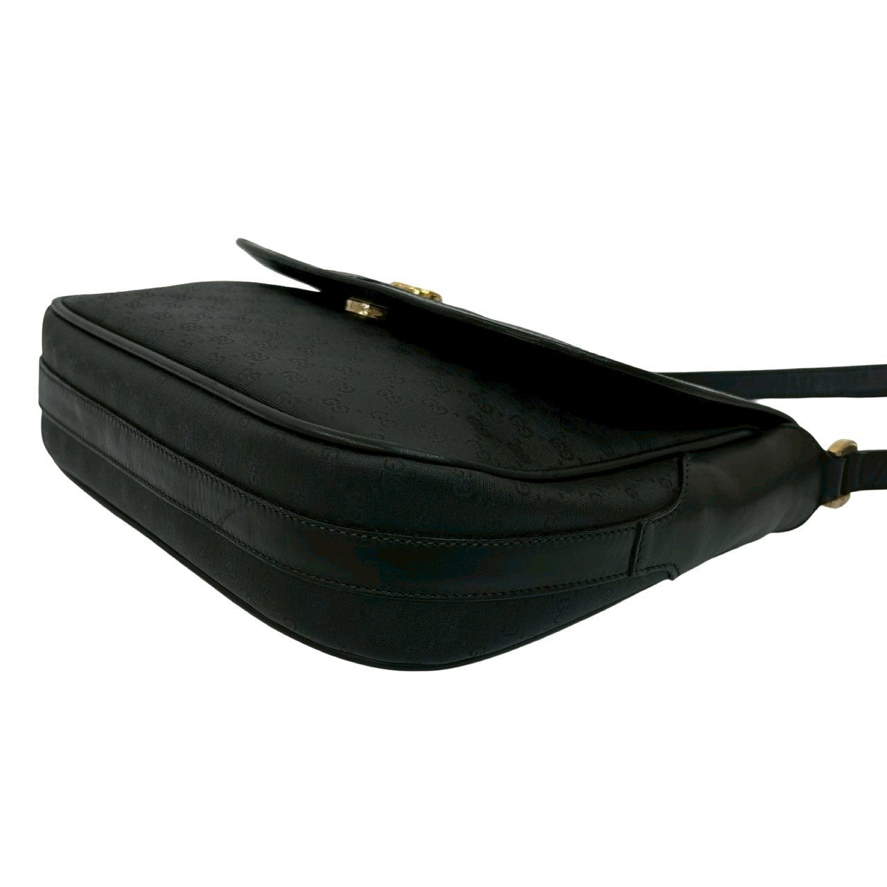 GUCCI Shoulder Bag leather black
