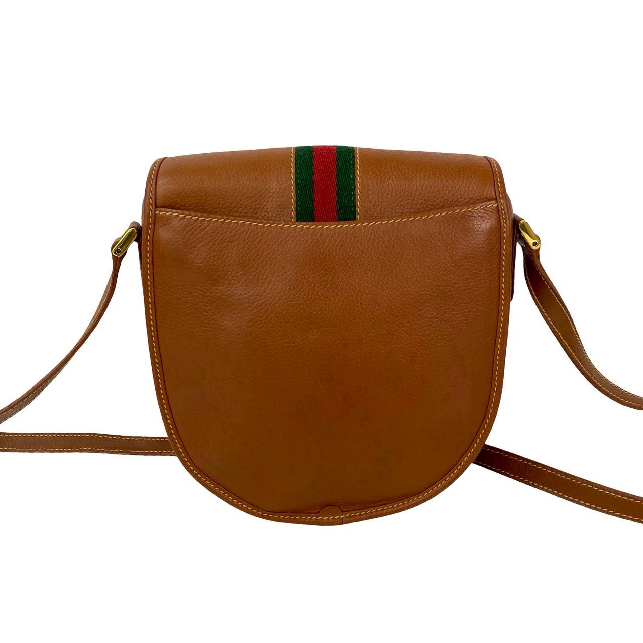 GUCCI Shoulder Bag leather Brown Sherry line