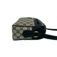 GUCCI Shoulder Bag leather Navy