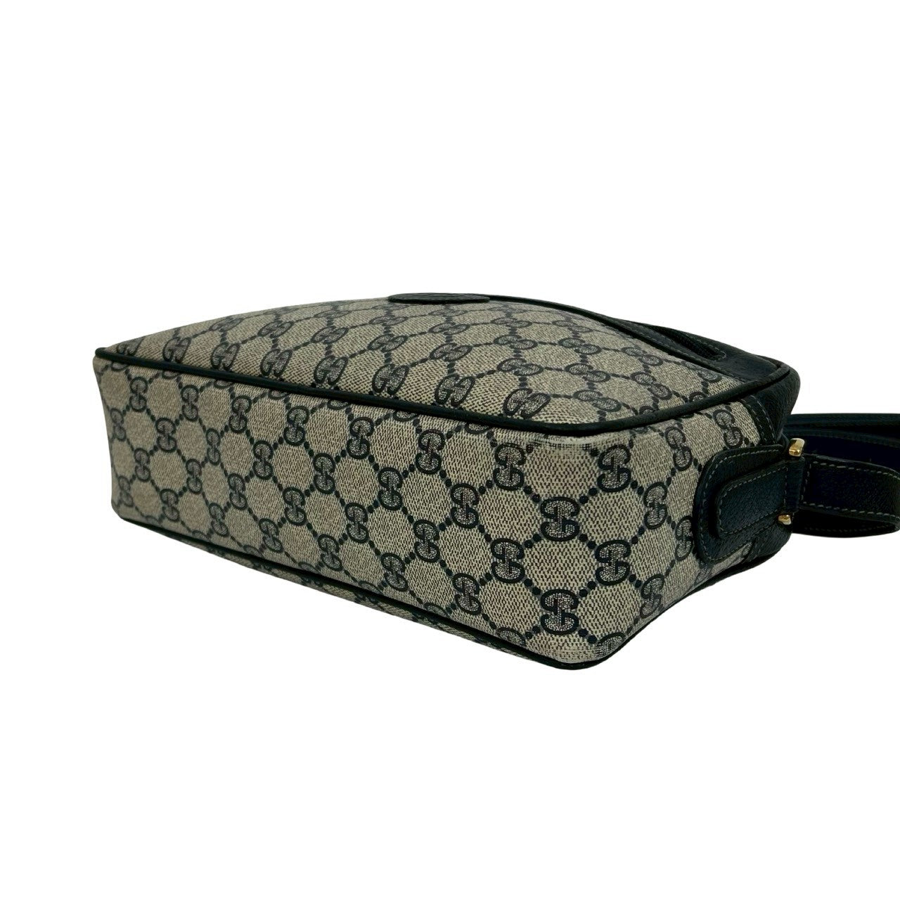 GUCCI Shoulder Bag leather Navy