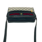 GUCCI Shoulder Bag leather Navy Sherry line