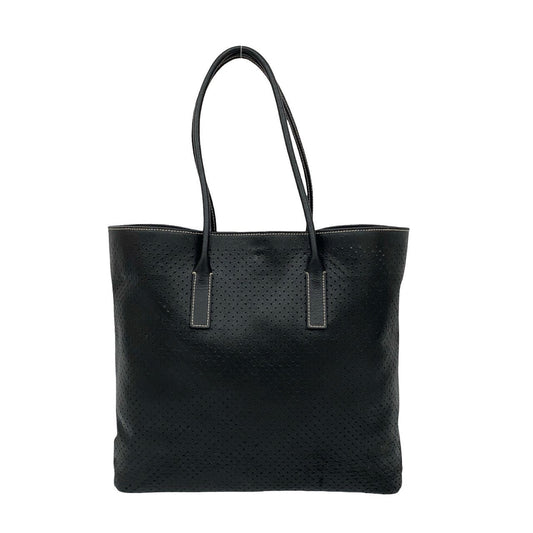 PRADA Tote Bag leather black