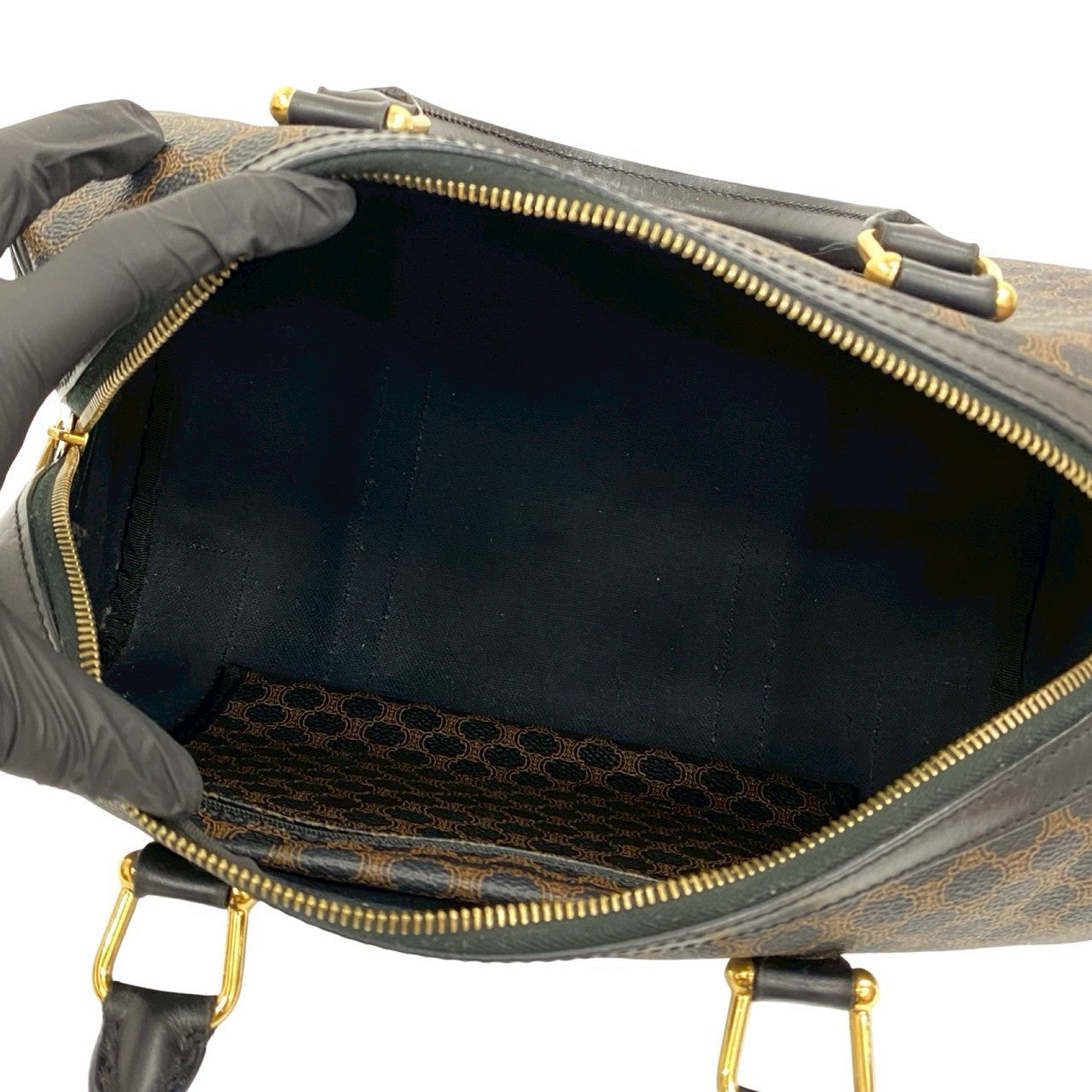 CELINE Handbag leather black