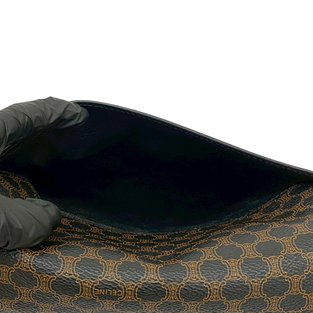 CELINE Shoulder Bag leather Brown