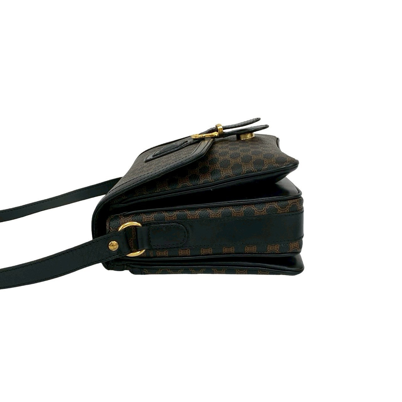 CELINE Shoulder Bag leather Brown