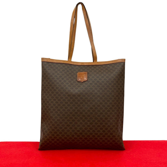 CELINE Tote Bag leather Brown